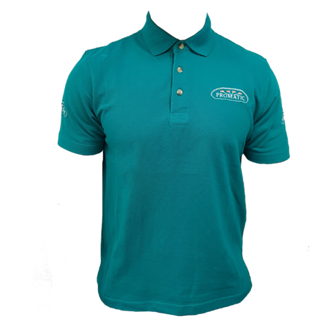 Mens Embroidered Polo Shirt XXL / Jade