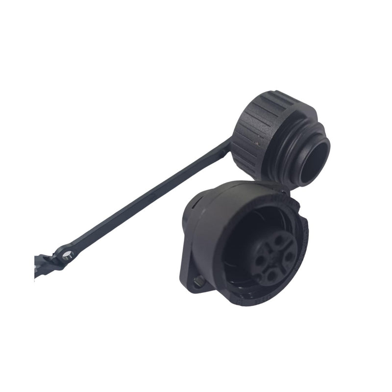 E06V/4PPS Hirschmann 4 pin panel socket female - Promatic International Ltd