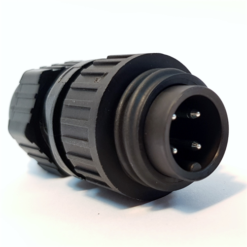 E06V/4PMH HIRSCHMANN 4 PIN INLINE MALE SOCKET - Promatic International Ltd